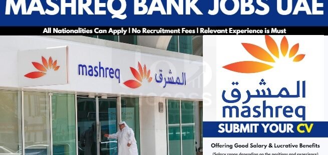 Mashreq Bank Jobs In UAE 🇦🇪
