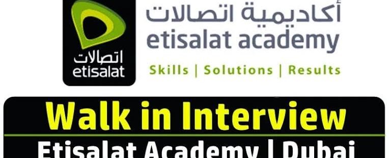 Etisalat Careers Job Vacancies