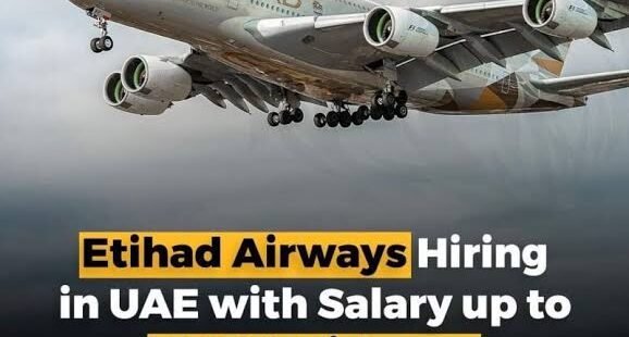 Etihad Airways Offering Jobs in UAE