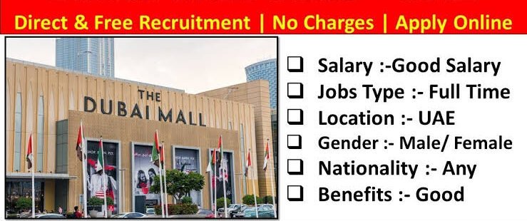 HIRING IN DUBAI MALL(08+ POS)