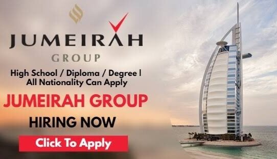 JOBS IN JUMEIRAH HOTEL UAE 🇦🇪