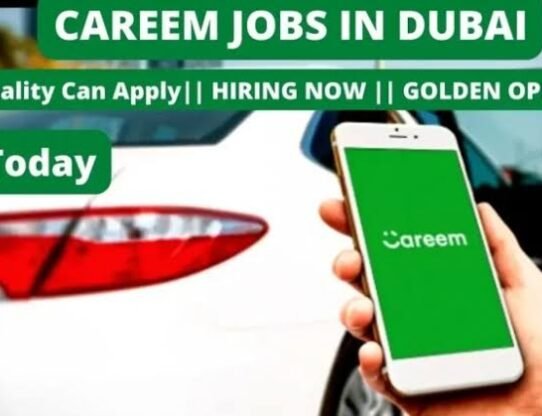 JOBS IN CAREEM DUBAI||05 Nos.