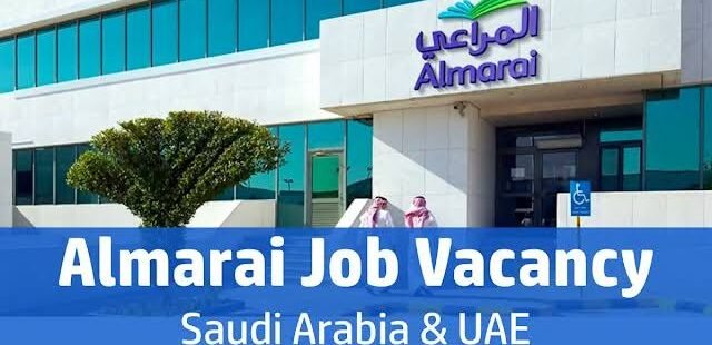 Job Opening(Almarai Careers) Saudi Arabia 🇸🇦